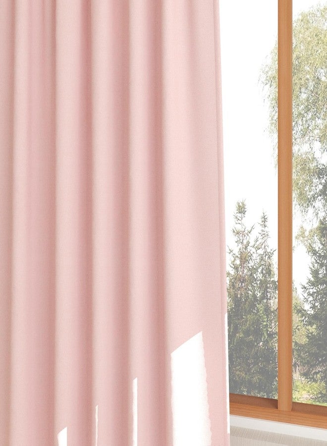 UPOPO Pink Kitchen Tier Curtains 16 inches Long Over Sink Linen Textured Cafe Curtains Short Caravan Bathroom Privacy Small Mini Half Window Curtain Basement 2 Panels Rod Pocket - Image 4